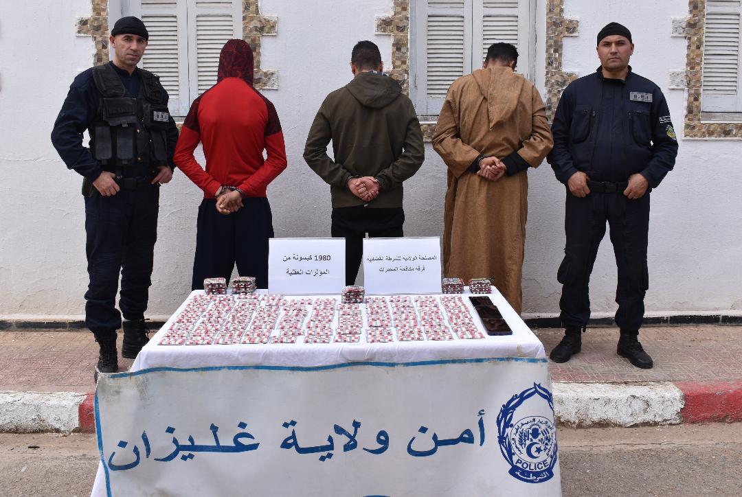 Relizane. Saisie de près de 2.000 capsules de psychotropes