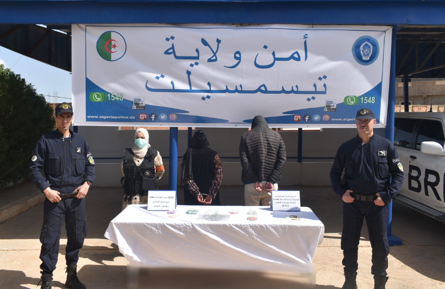 Sûreté de wilaya de Tissemsilt. 233 affaires traitées  en un mois