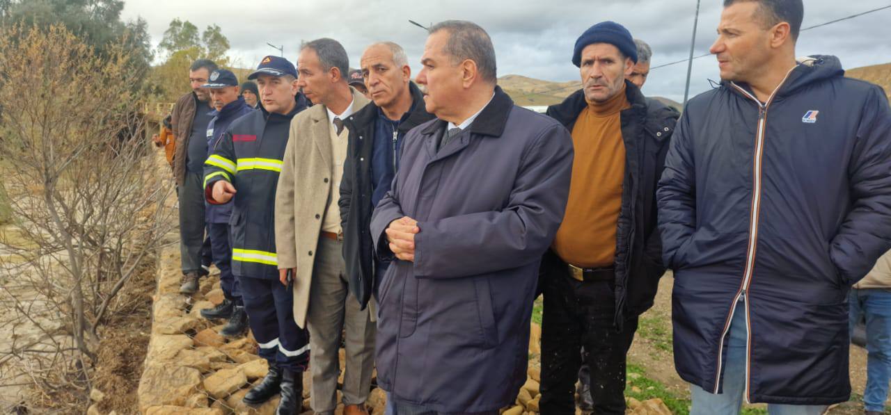 Tiaret. Le wali suit de près les conséquences des récentes intempéries