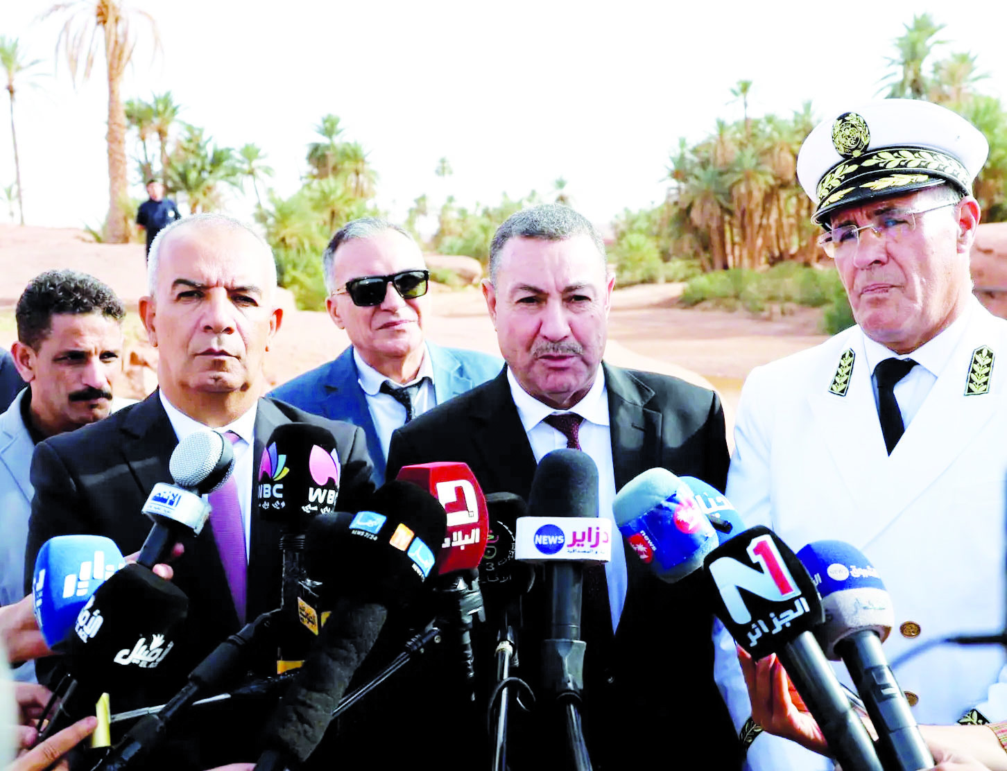 Lors de sa visite dans la wilaya de Naâma.  Sayoud dévoile la vision du président Tebboune