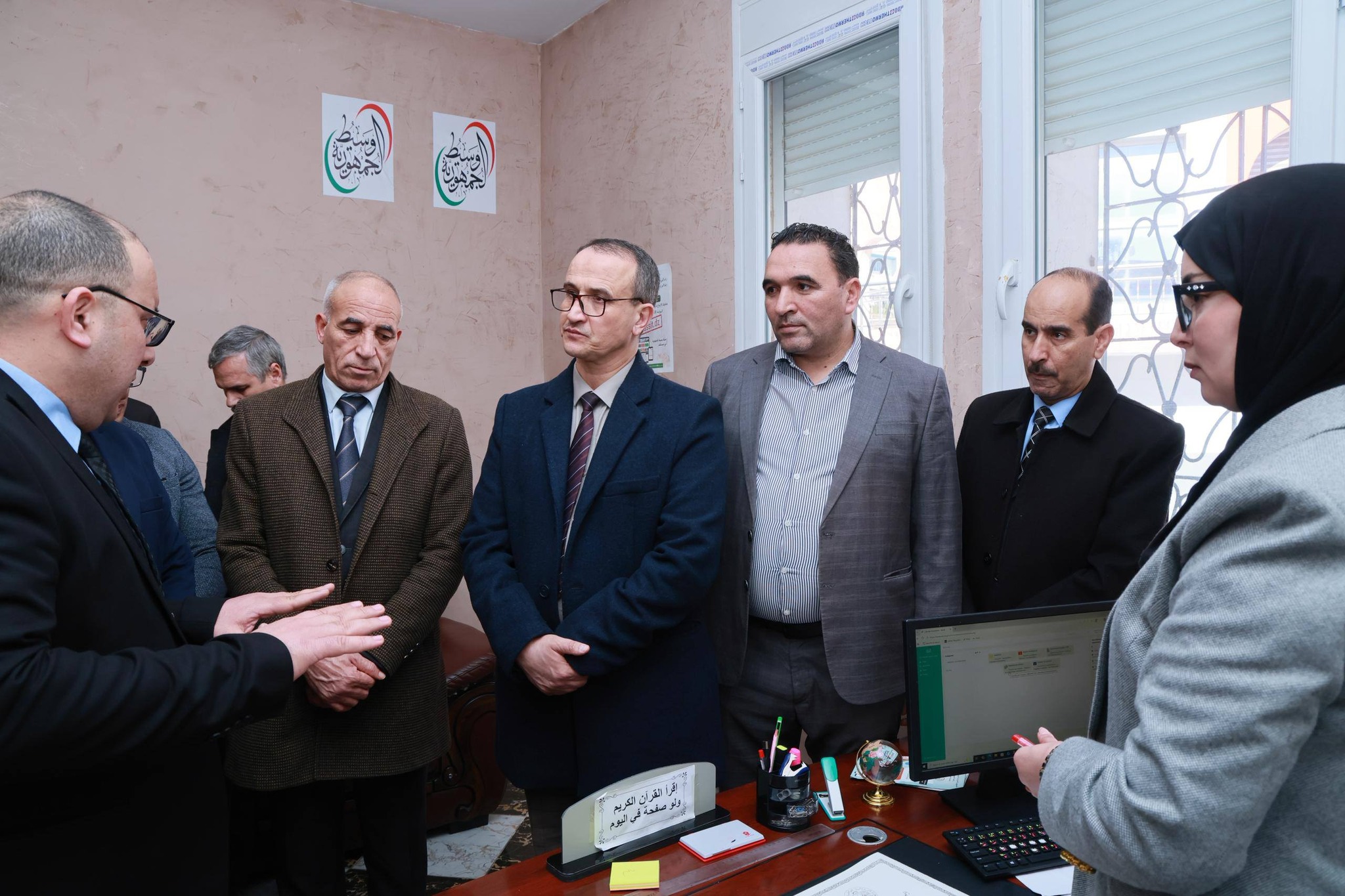6ème anniversaire de la création de la médiation de la république. Le S.G de la wilaya en visite au bureau local de Tiaret
