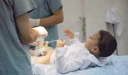 Salle Marhaba. Clôture d’une opération de circoncision