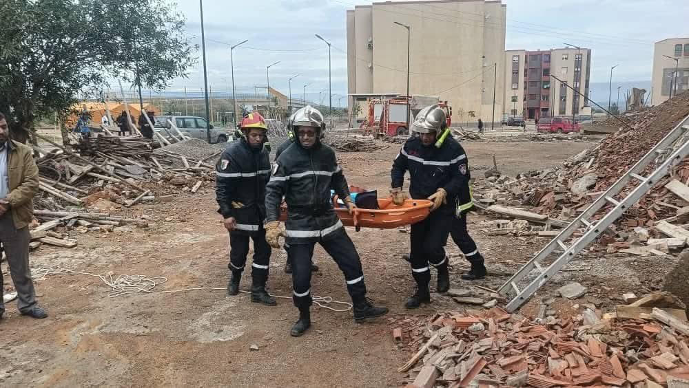 Merdjet Sidi Abed (Relizane). Exercice de simulation d’un séisme