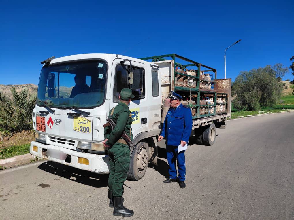 Relizane. Campagne conjointe de contrôle des camions de transport de marchandises